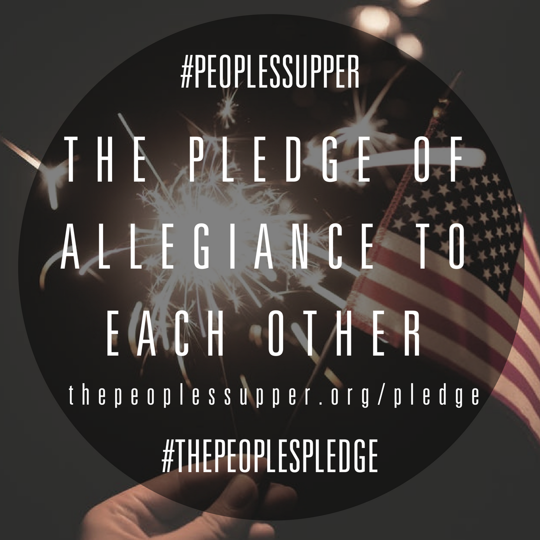The Pledge of Allegiance to Each Other