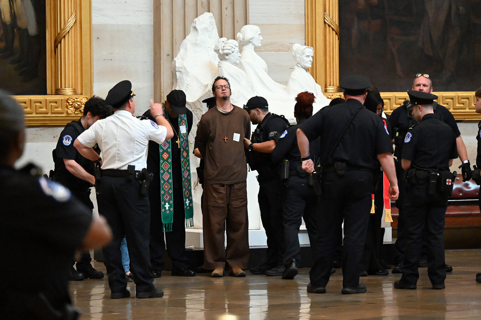Shane Claiborne, four other faith activists arrested while protesting GOP budget bill