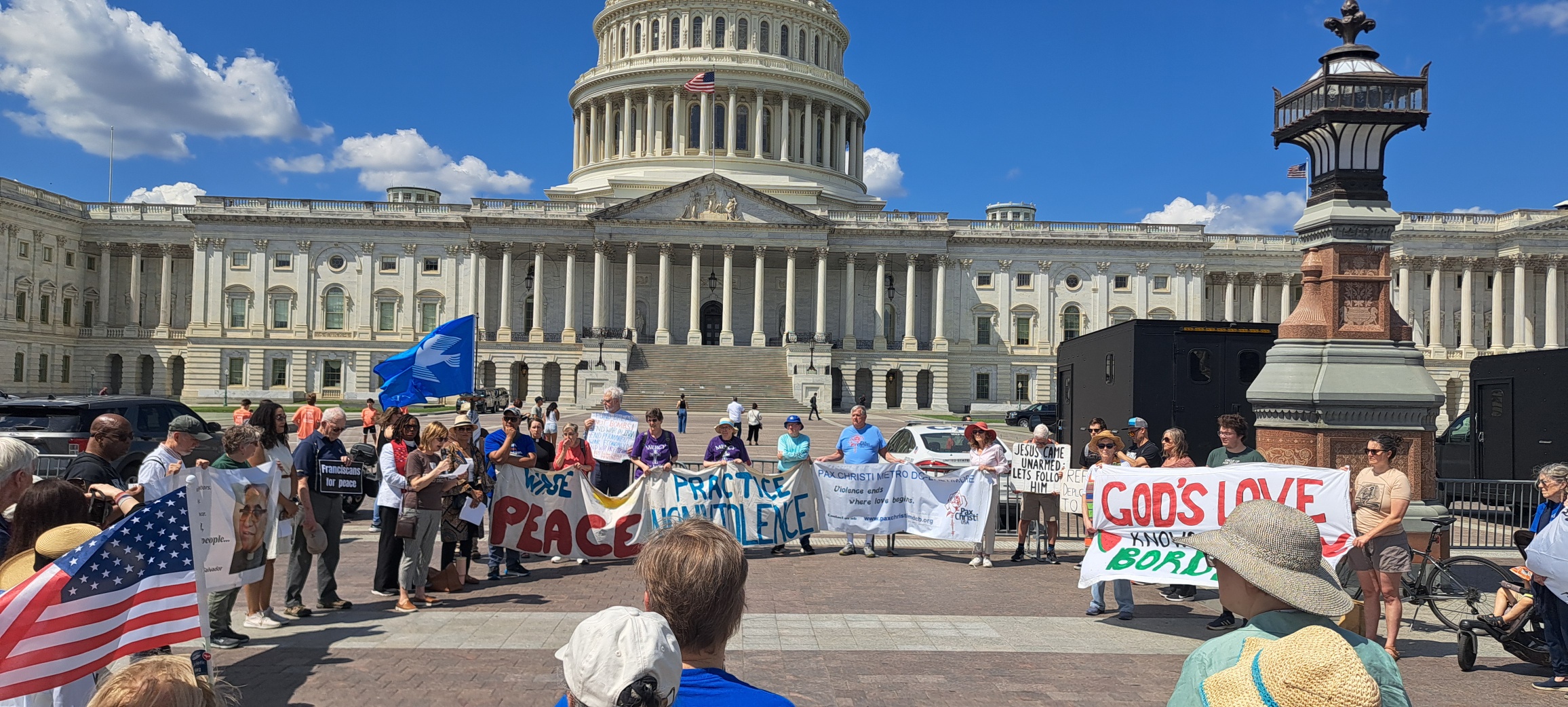 Pray-In and Procession for Peace and An End to the US-Israeli War in Iran at the US Capitol
