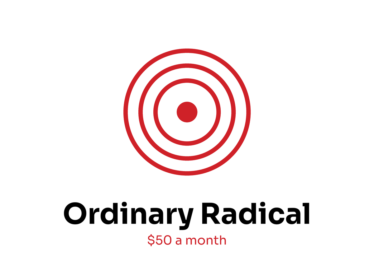 Ordinary Radical circle badge